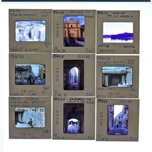 1960s (45) VTG Sardinia Malta Menorca 35mm Slides Travel Photography Historical